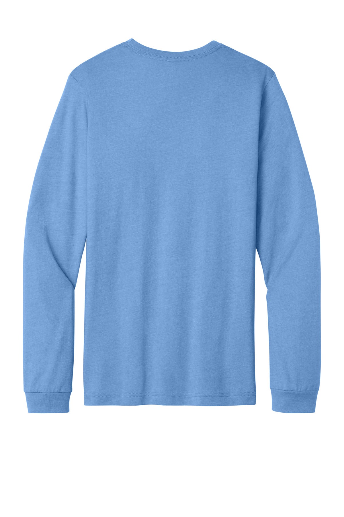 BELLA+CANVAS Unisex Heather CVC Long Sleeve Tee - Heather Carolina Blue