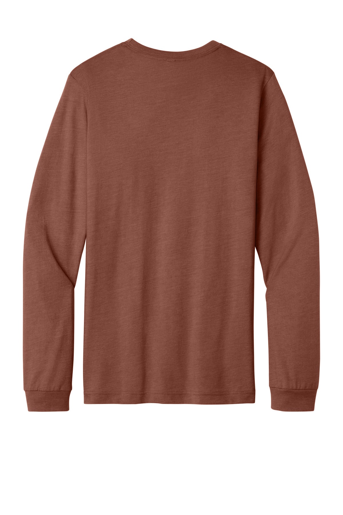 BELLA+CANVAS Unisex Heather CVC Long Sleeve Tee - Heather Clay