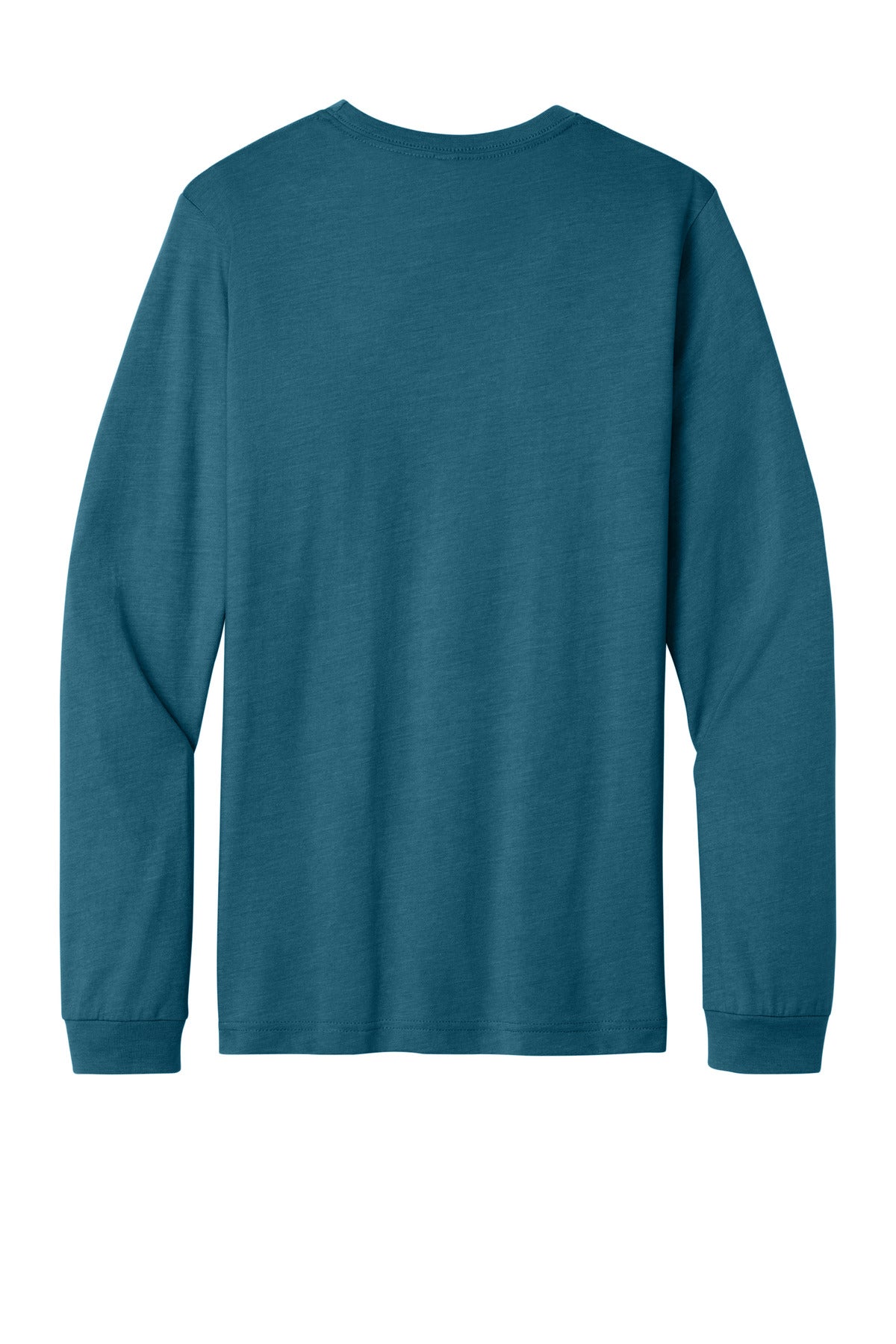 BELLA+CANVAS Unisex Heather CVC Long Sleeve Tee - Heather Deep Teal