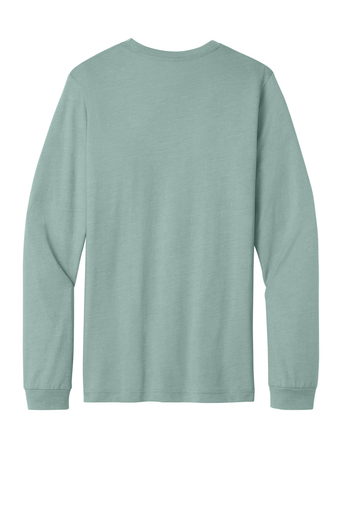 BELLA+CANVAS Unisex Heather CVC Long Sleeve Tee - Heather Dusty Blue