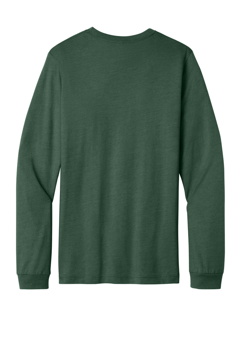 BELLA+CANVAS Unisex Heather CVC Long Sleeve Tee - Heather Forest
