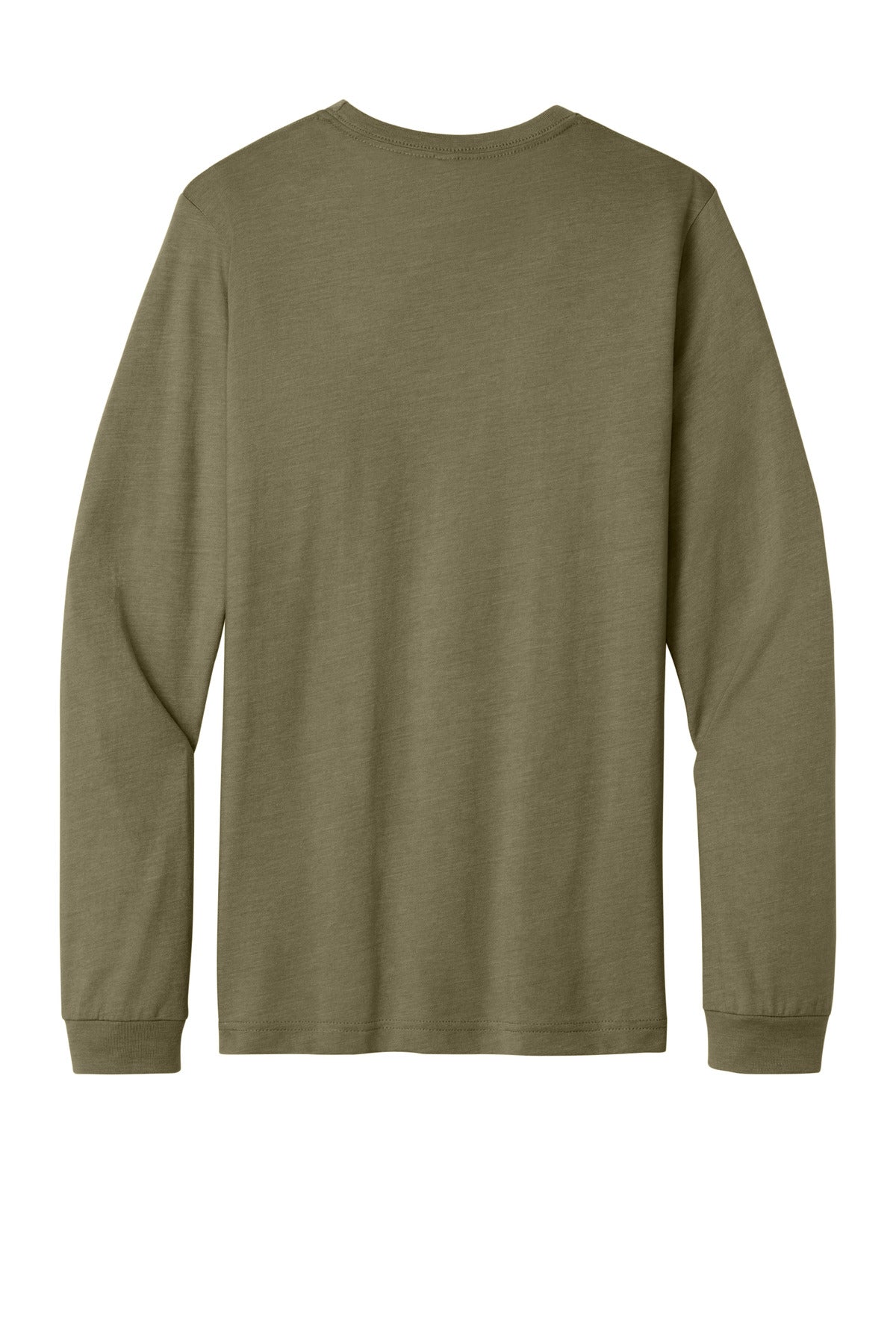 BELLA+CANVAS Unisex Heather CVC Long Sleeve Tee - Heather Olive