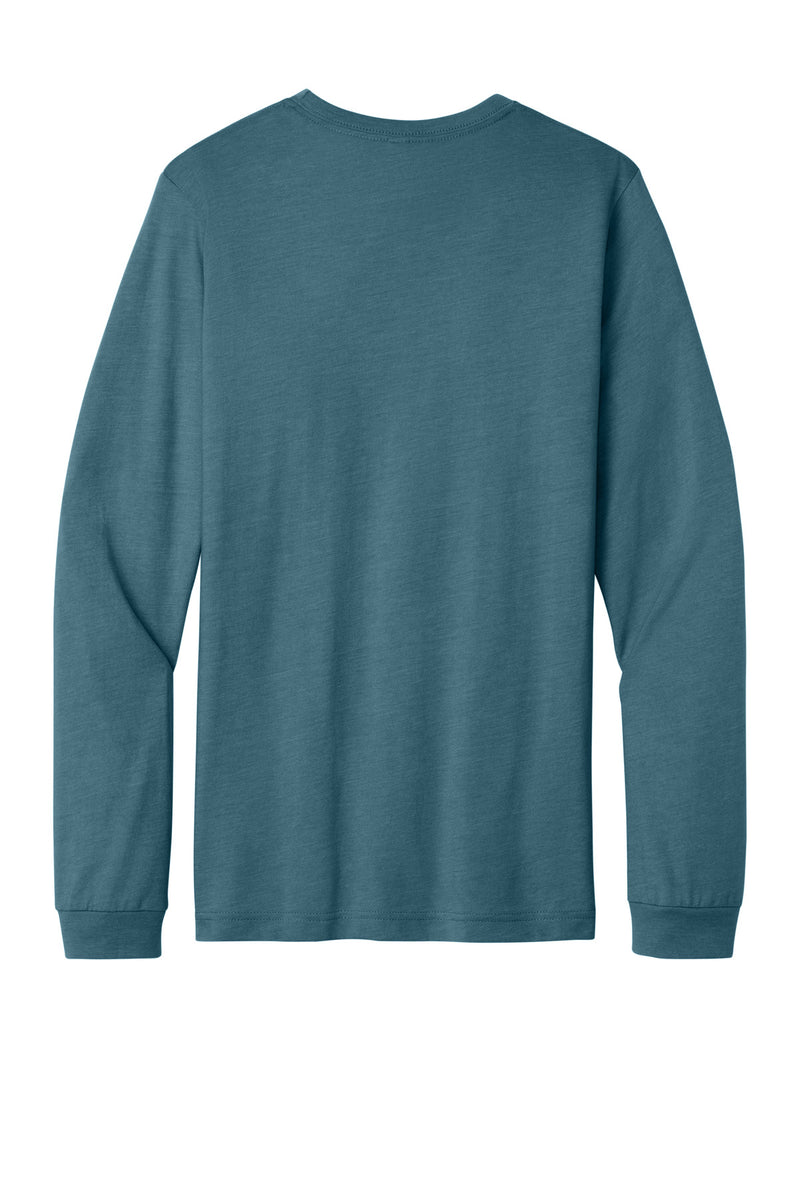 BELLA+CANVAS Unisex Heather CVC Long Sleeve Tee - Heather Slate