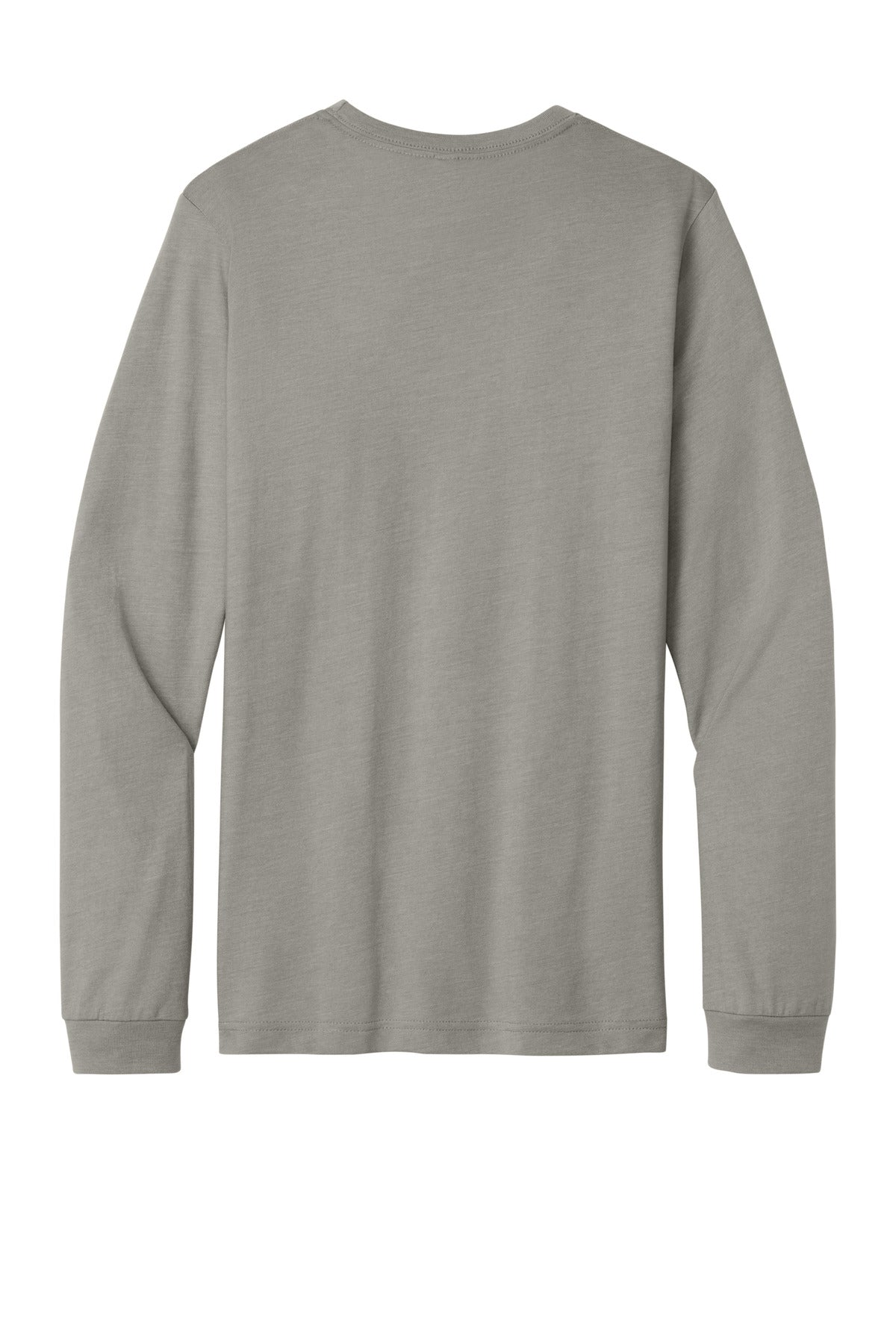 BELLA+CANVAS Unisex Heather CVC Long Sleeve Tee - Heather Stone