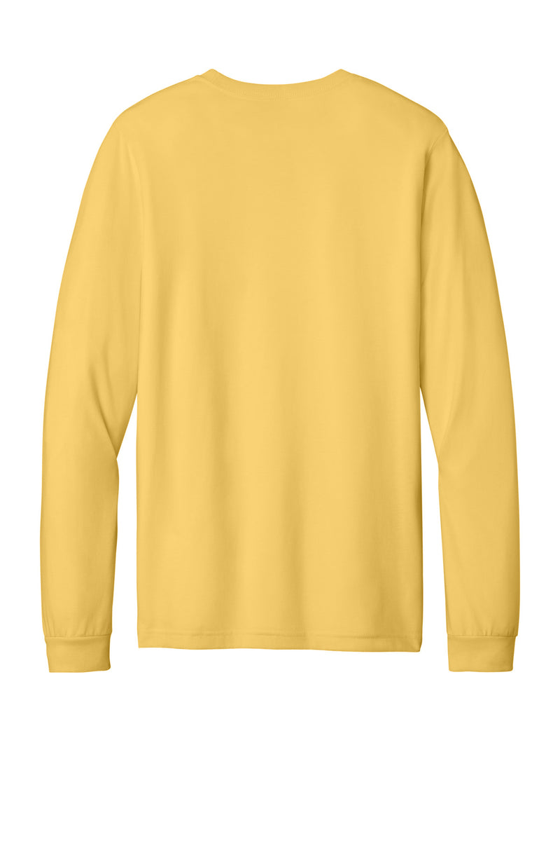 BELLA+CANVAS Unisex Heather CVC Long Sleeve Tee - Heather Yellow Gold