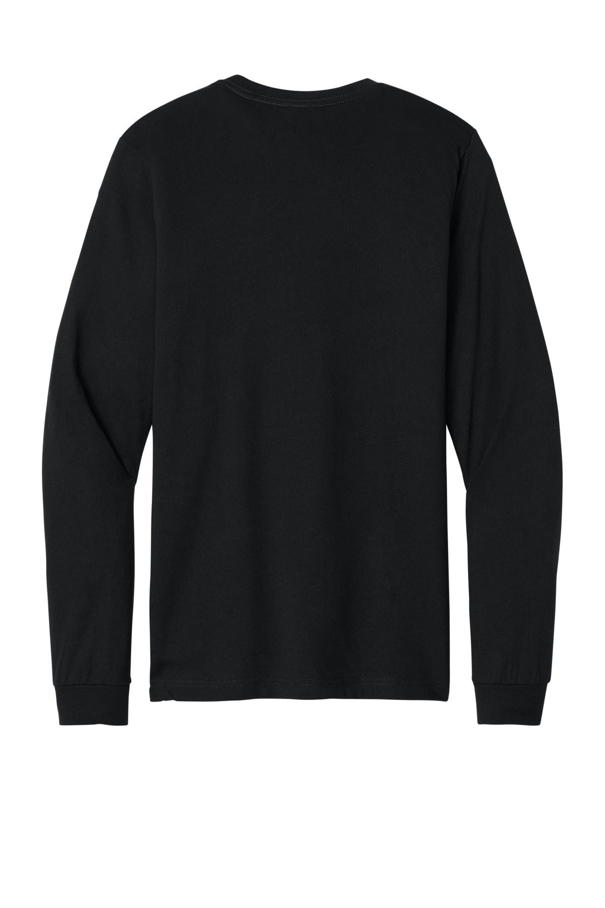 BELLA+CANVAS Unisex Heather CVC Long Sleeve Tee - Solid Black Blend