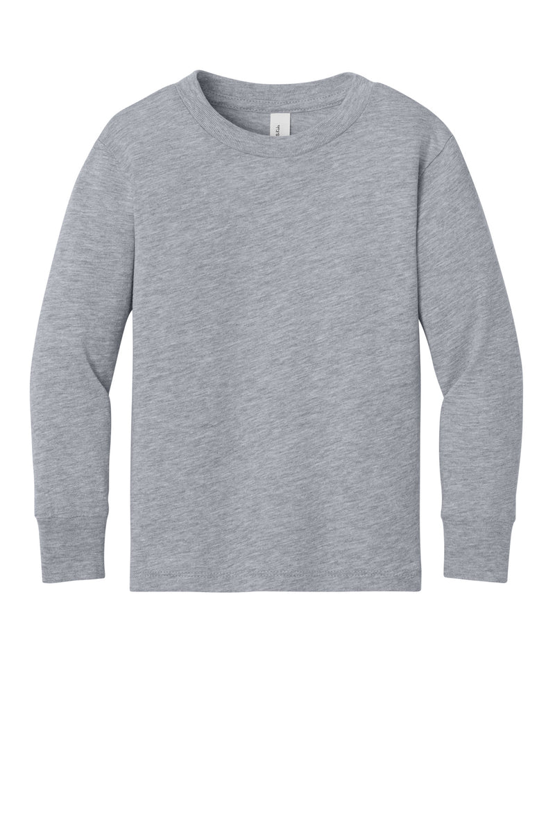 BELLA+CANVAS Toddler Jersey Long Sleeve Tee - Athletic Heather