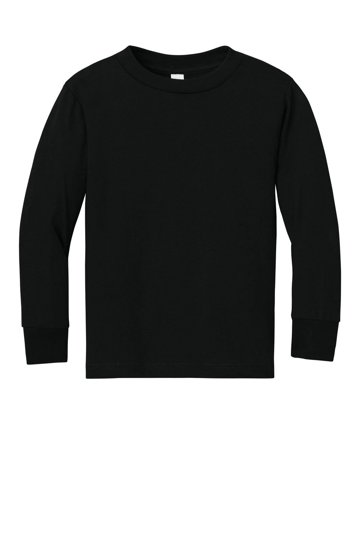 BELLA+CANVAS Toddler Jersey Long Sleeve Tee - Black