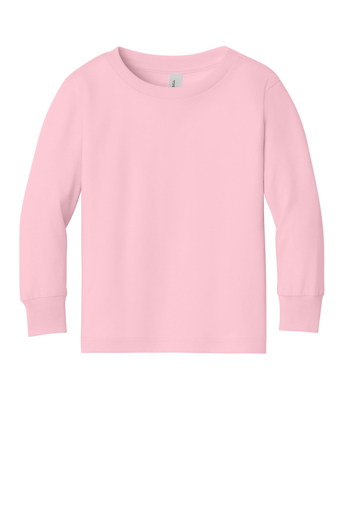 BELLA+CANVAS Toddler Jersey Long Sleeve Tee - Pink