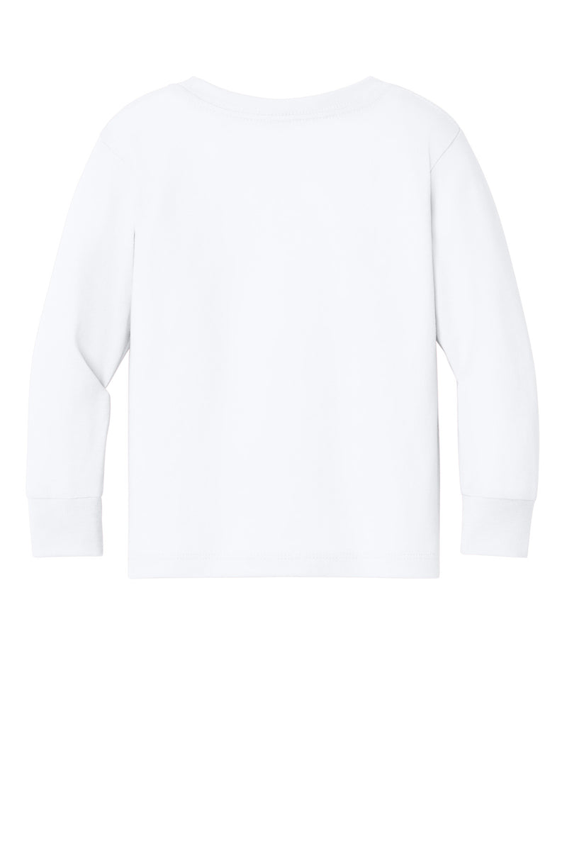 BELLA+CANVAS Toddler Jersey Long Sleeve Tee - White