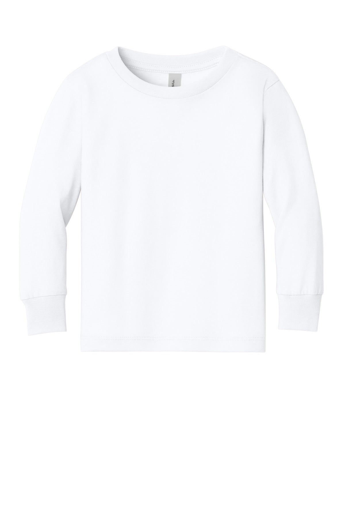 BELLA+CANVAS Toddler Jersey Long Sleeve Tee - White