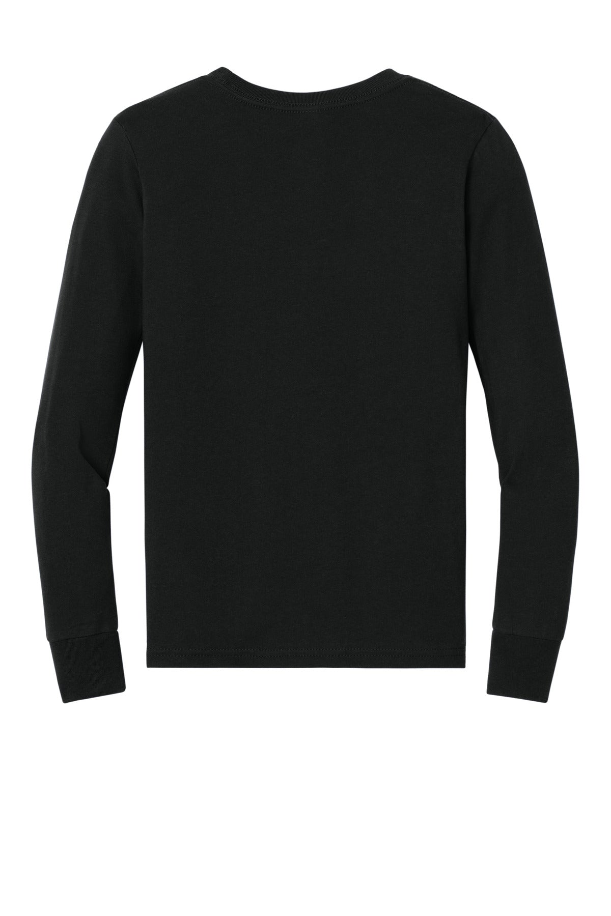 BELLA+CANVAS Youth Jersey Long Sleeve Tee - Black