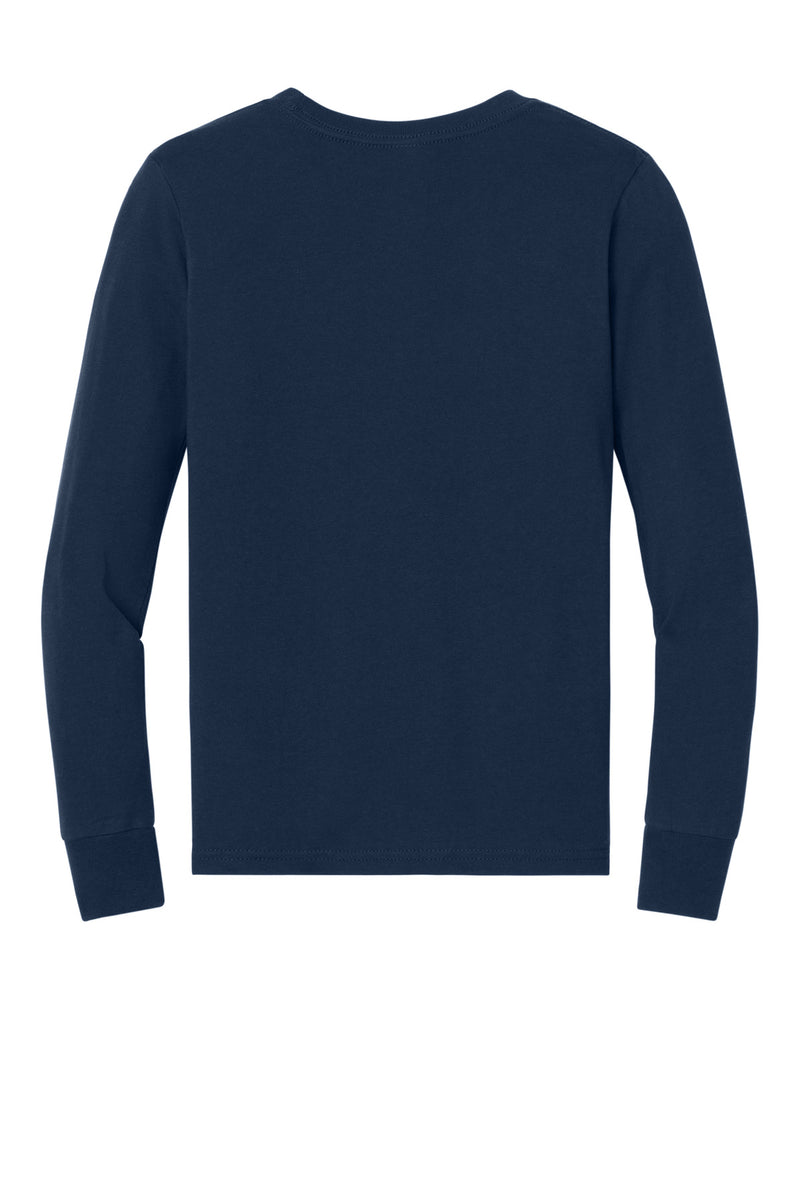 BELLA+CANVAS Youth Jersey Long Sleeve Tee - Navy