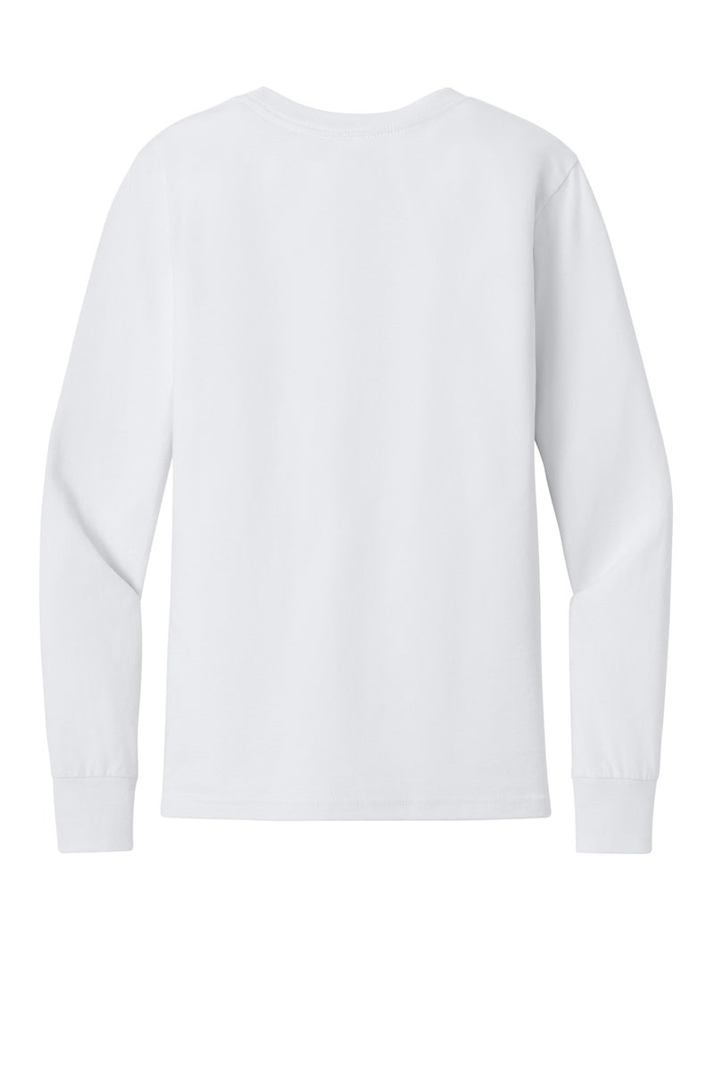 BELLA+CANVAS Youth Jersey Long Sleeve Tee - White
