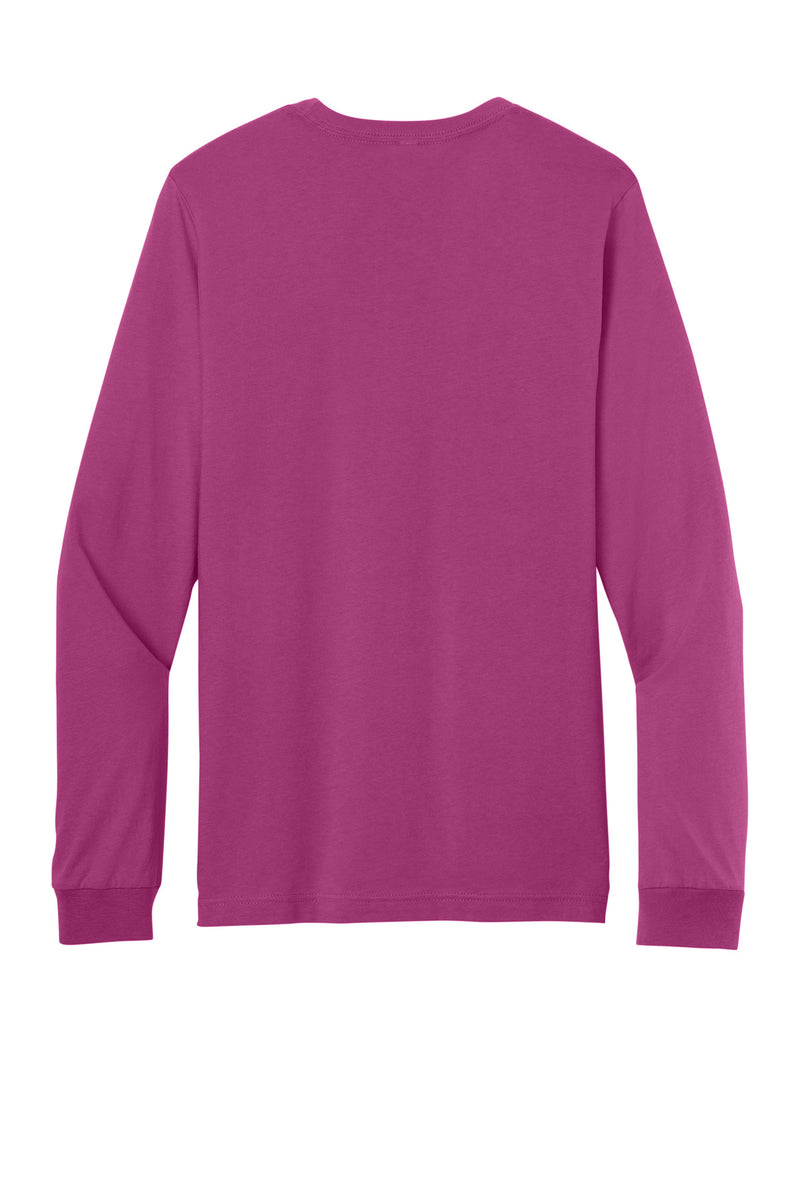 BELLA+CANVAS  Unisex Jersey Long Sleeve Tee - Berry