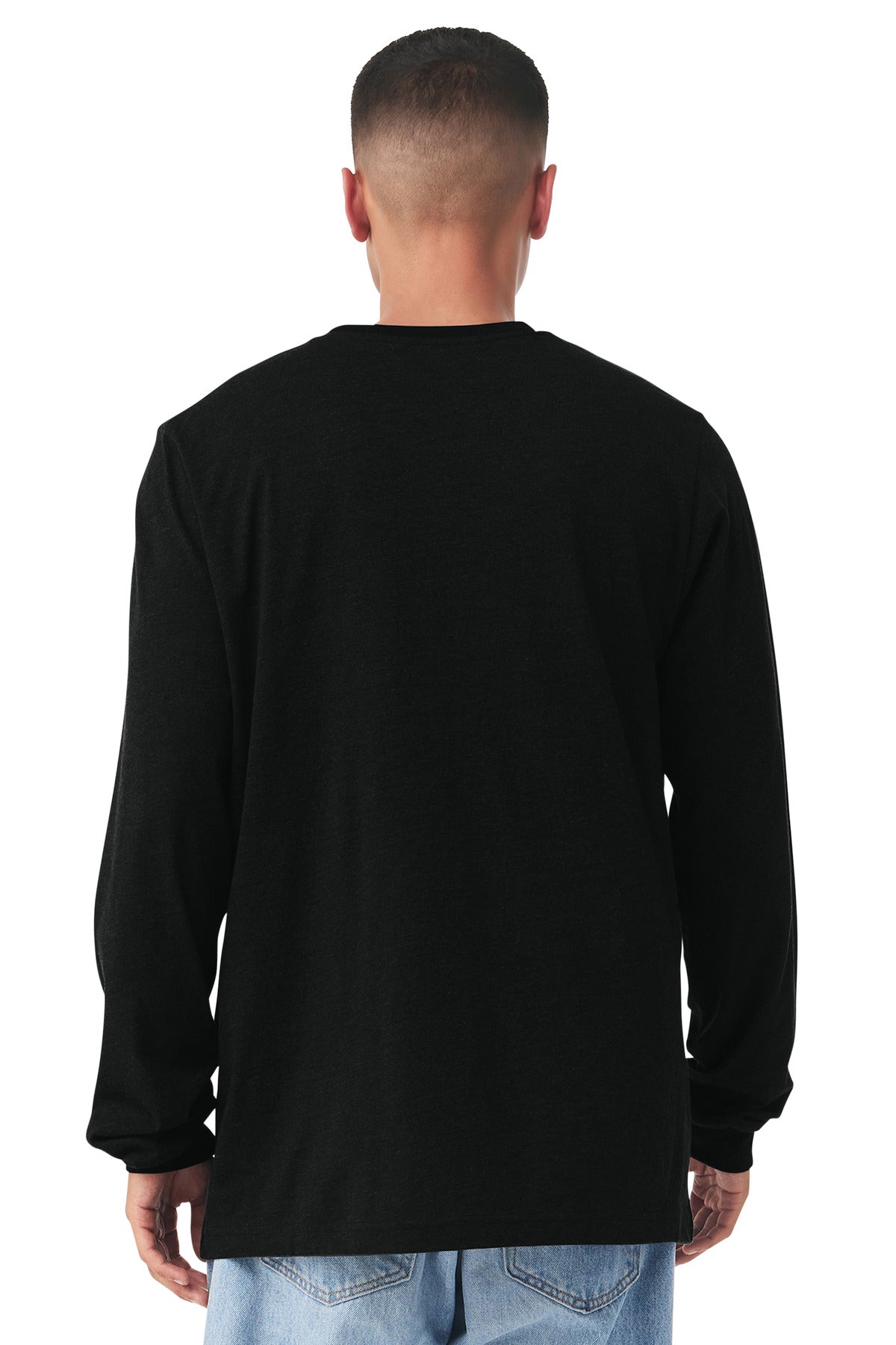 BELLA+CANVAS  Unisex Jersey Long Sleeve Tee - Black