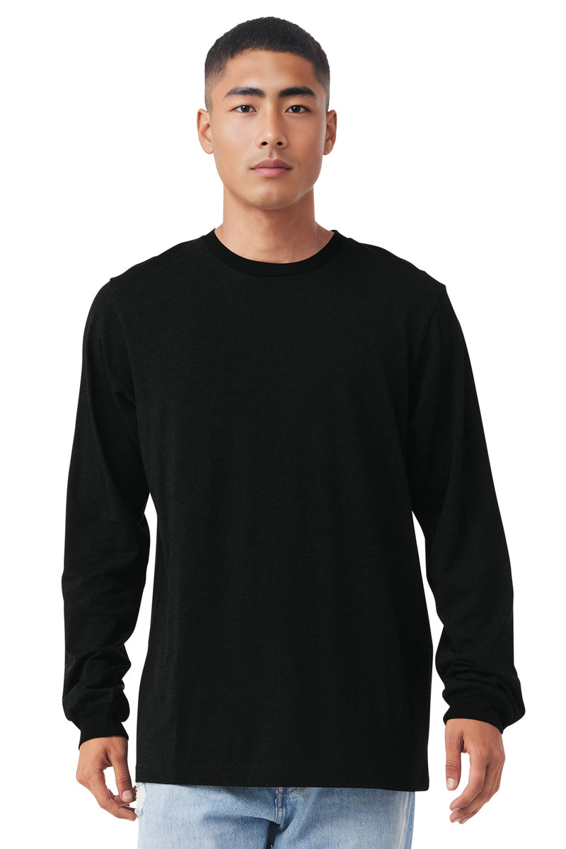 BELLA+CANVAS  Unisex Jersey Long Sleeve Tee - Black