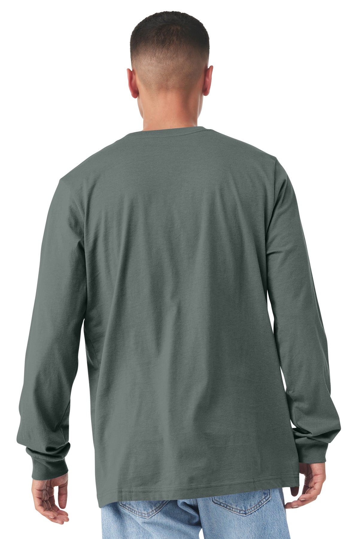 BELLA+CANVAS  Unisex Jersey Long Sleeve Tee - Blue Storm