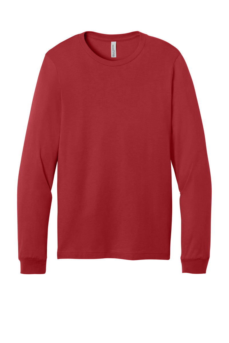 BELLA+CANVAS  Unisex Jersey Long Sleeve Tee - Canvas Red