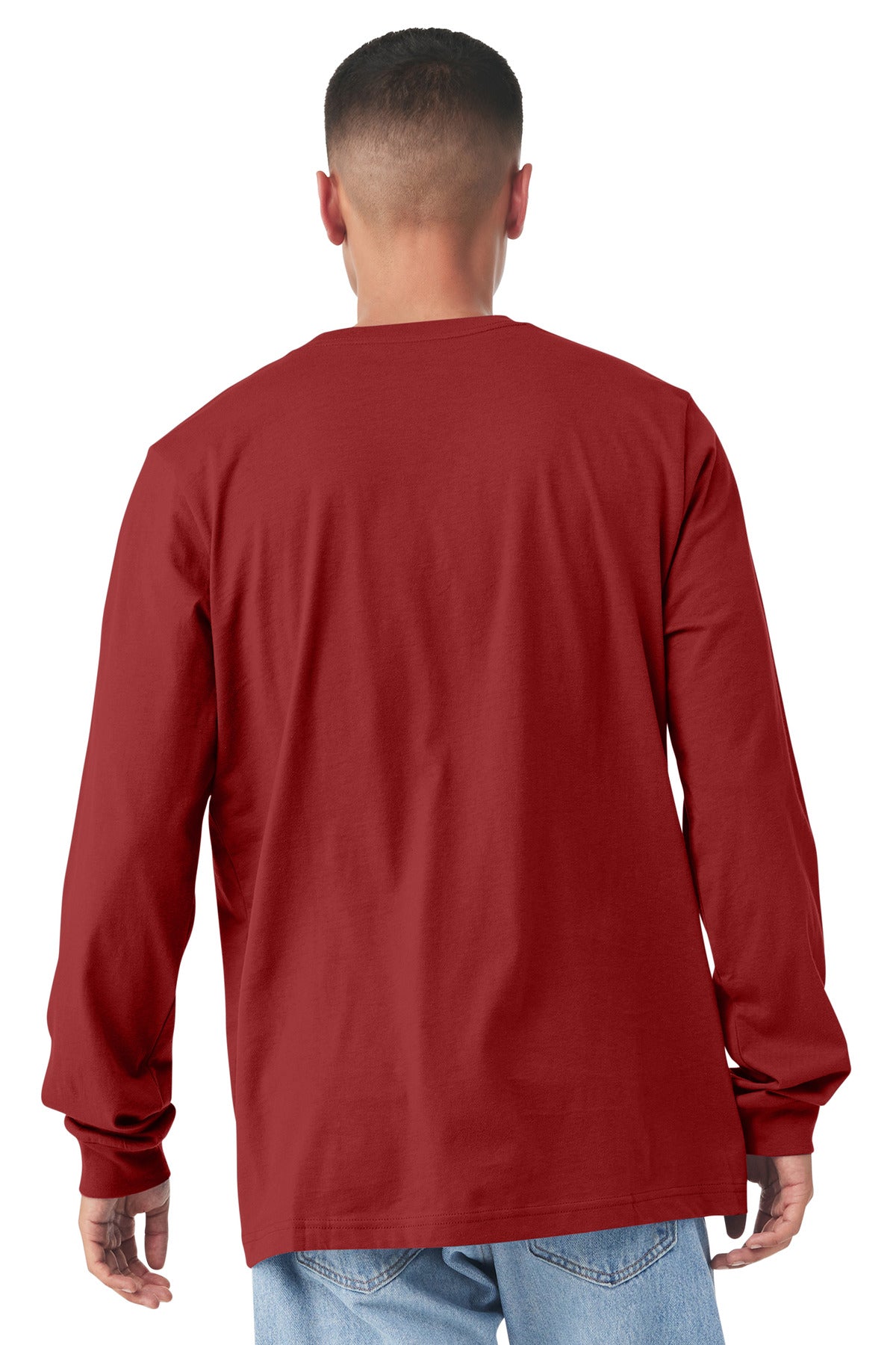 BELLA+CANVAS  Unisex Jersey Long Sleeve Tee - Canvas Red