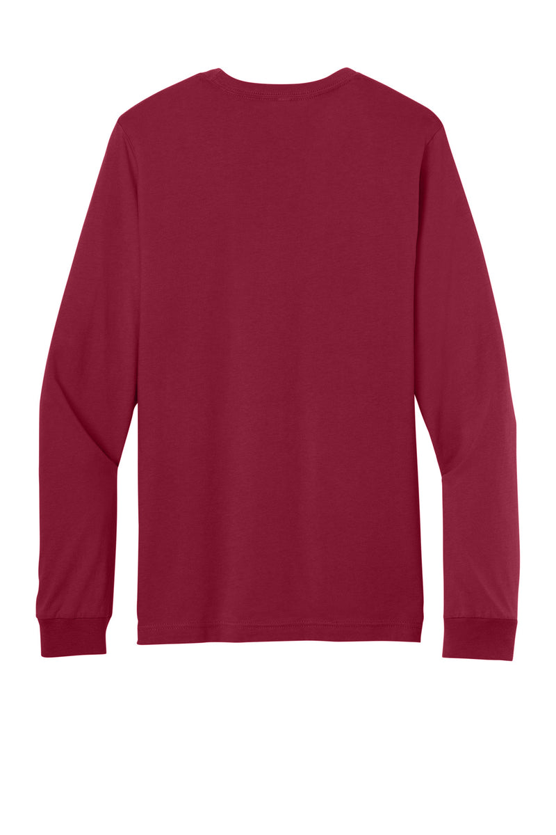 BELLA+CANVAS  Unisex Jersey Long Sleeve Tee - Cardinal