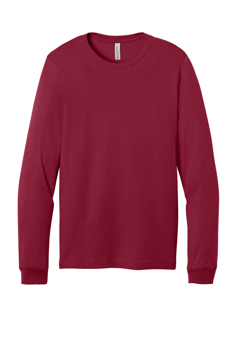 BELLA+CANVAS  Unisex Jersey Long Sleeve Tee - Cardinal