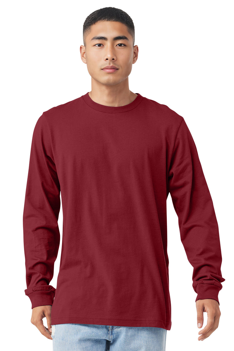 BELLA+CANVAS  Unisex Jersey Long Sleeve Tee - Cardinal