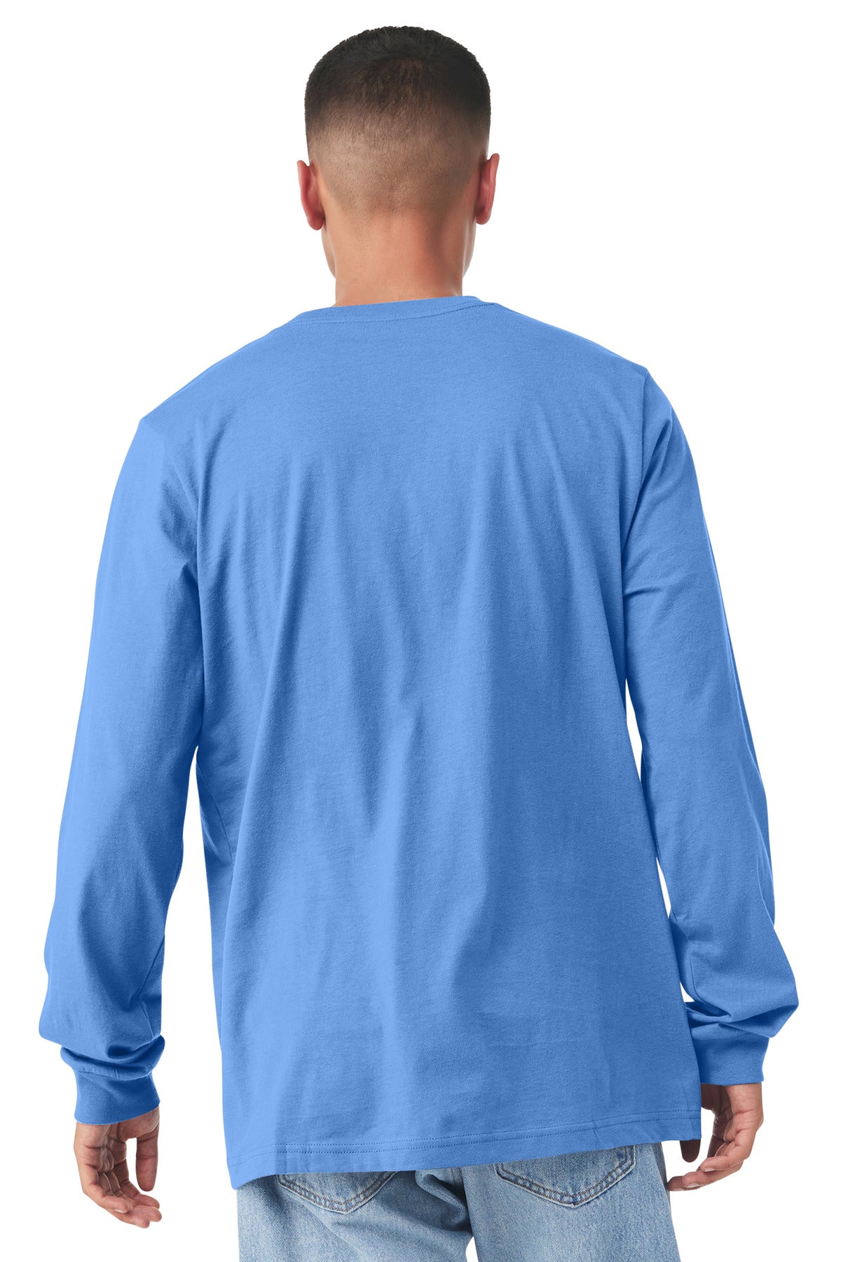 BELLA+CANVAS  Unisex Jersey Long Sleeve Tee - Carolina Blue