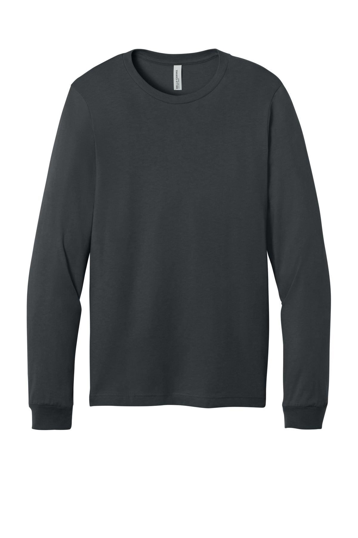 BELLA+CANVAS  Unisex Jersey Long Sleeve Tee - Dark Grey