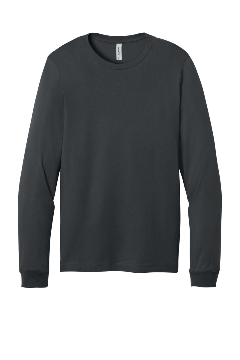 BELLA+CANVAS  Unisex Jersey Long Sleeve Tee - Dark Grey