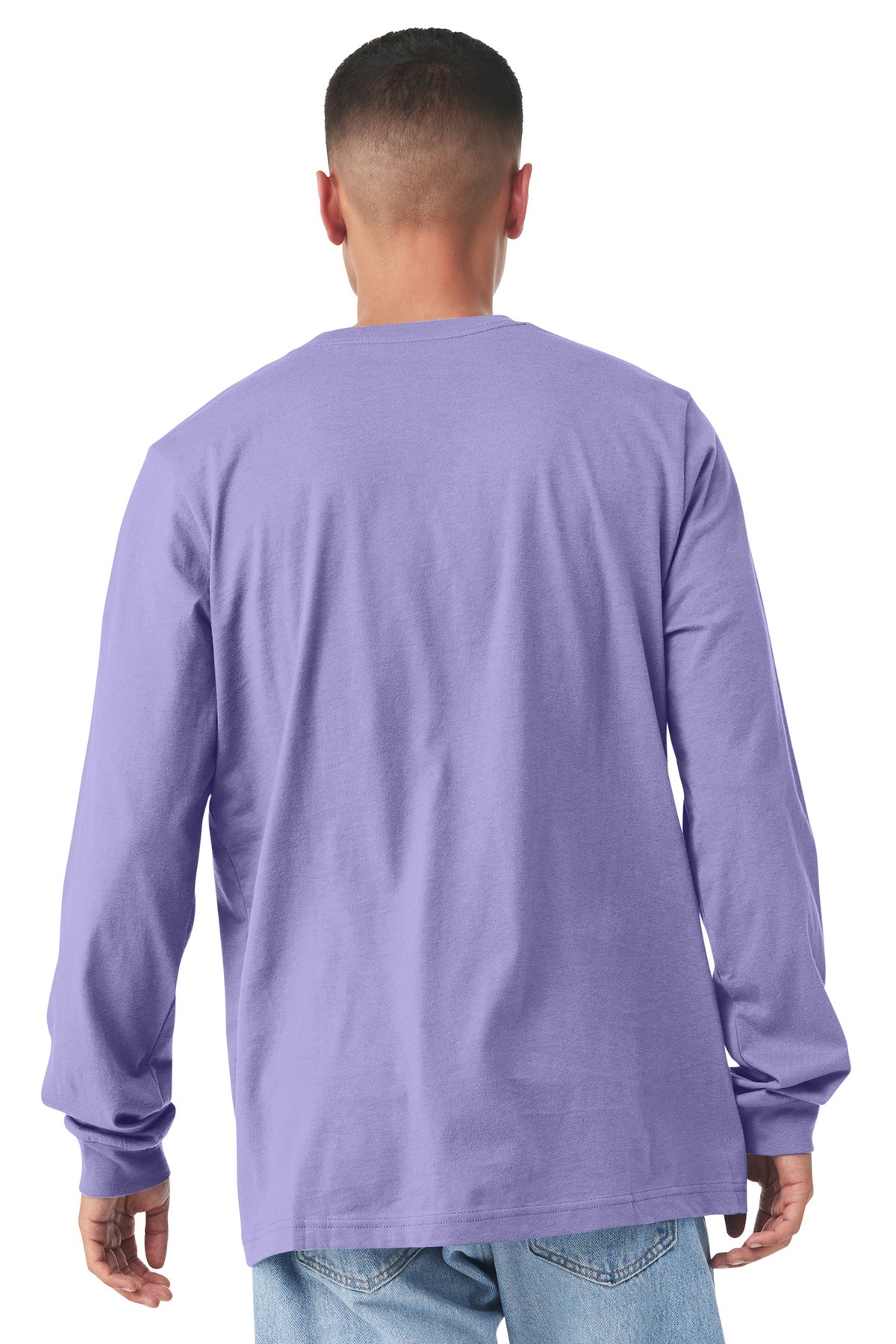 BELLA+CANVAS  Unisex Jersey Long Sleeve Tee - Dark Lavender