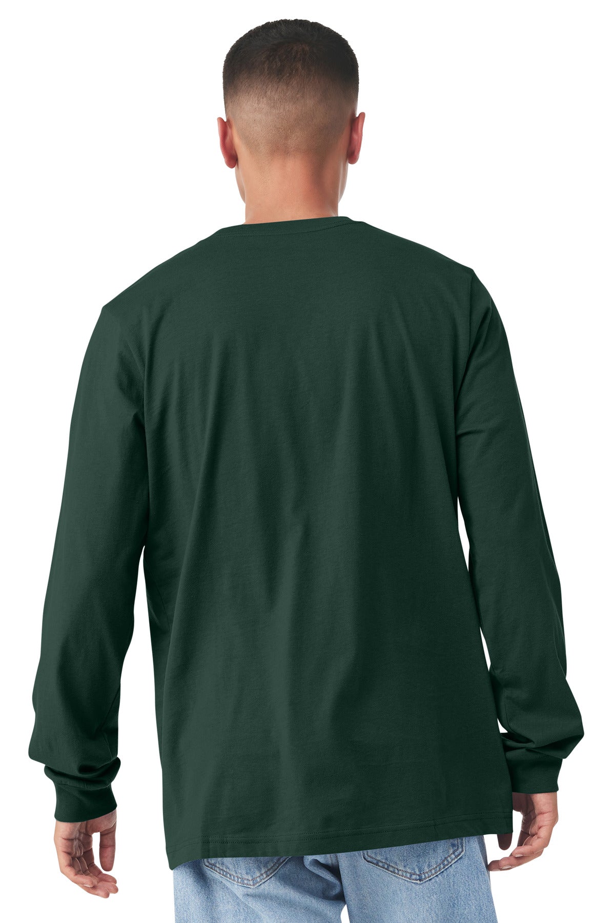 BELLA+CANVAS  Unisex Jersey Long Sleeve Tee - Forest