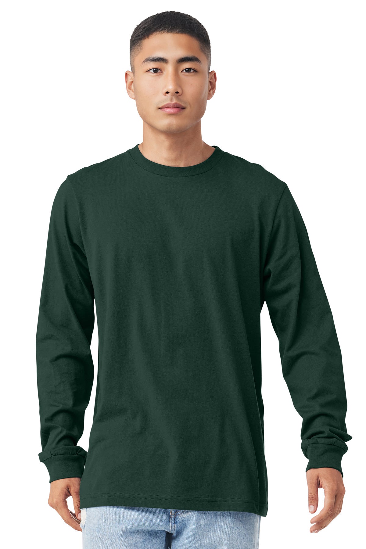 BELLA+CANVAS  Unisex Jersey Long Sleeve Tee - Forest