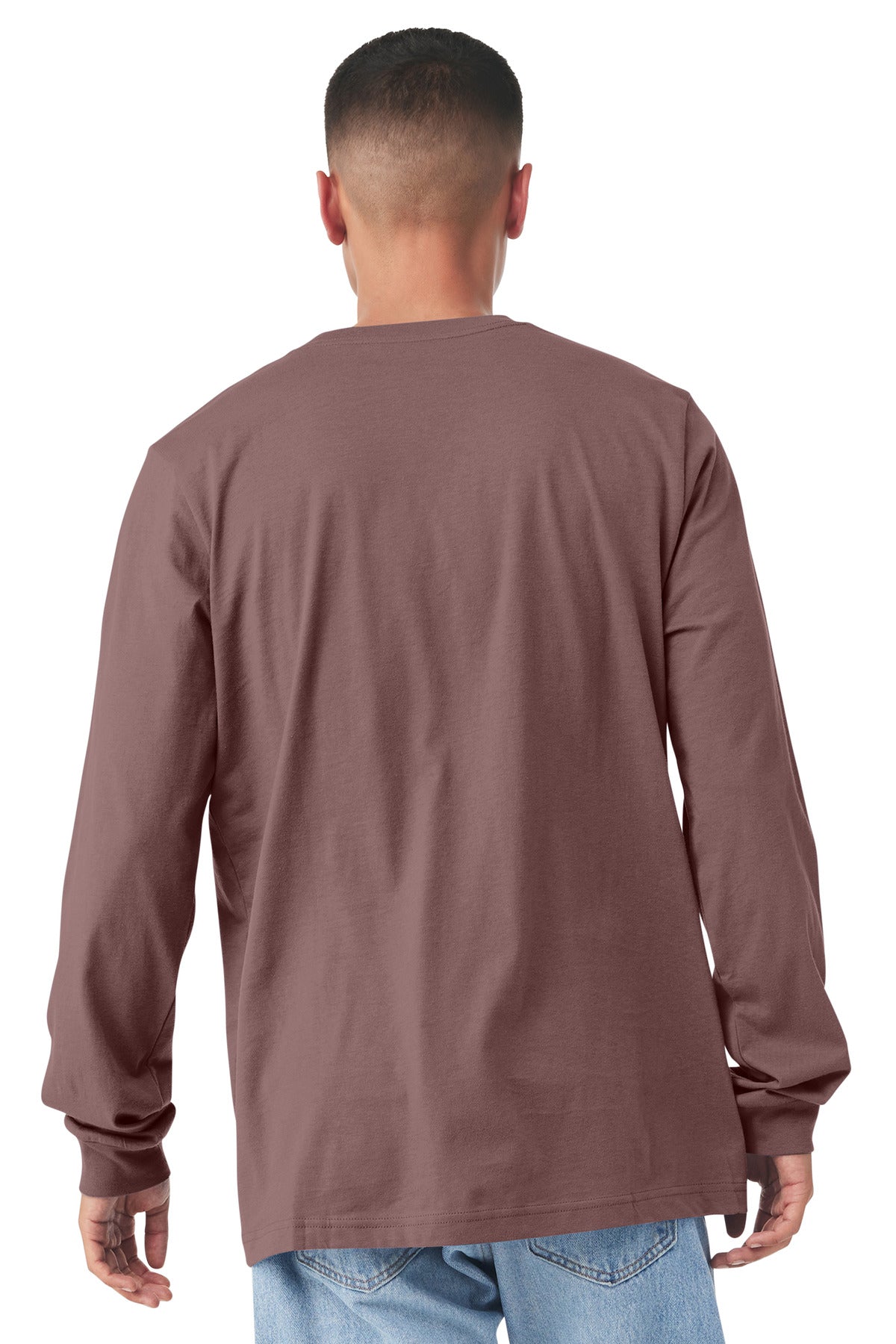 BELLA+CANVAS  Unisex Jersey Long Sleeve Tee - Mauve