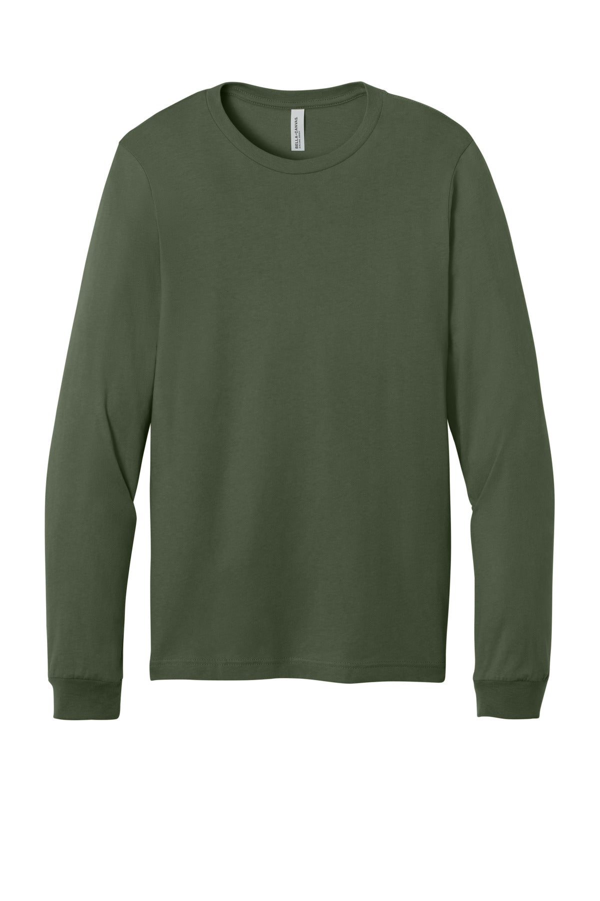 BELLA+CANVAS  Unisex Jersey Long Sleeve Tee - Military Green