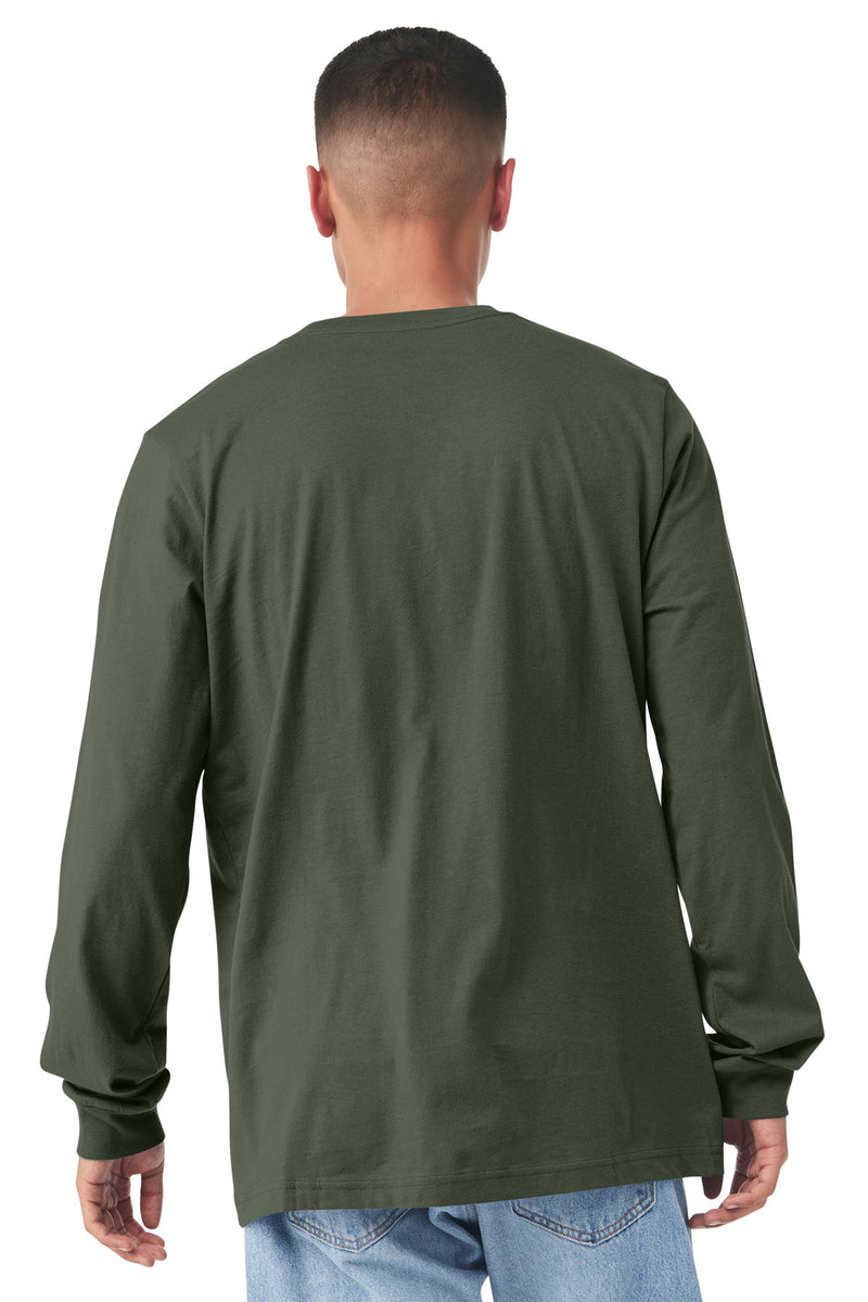 BELLA+CANVAS  Unisex Jersey Long Sleeve Tee - Military Green