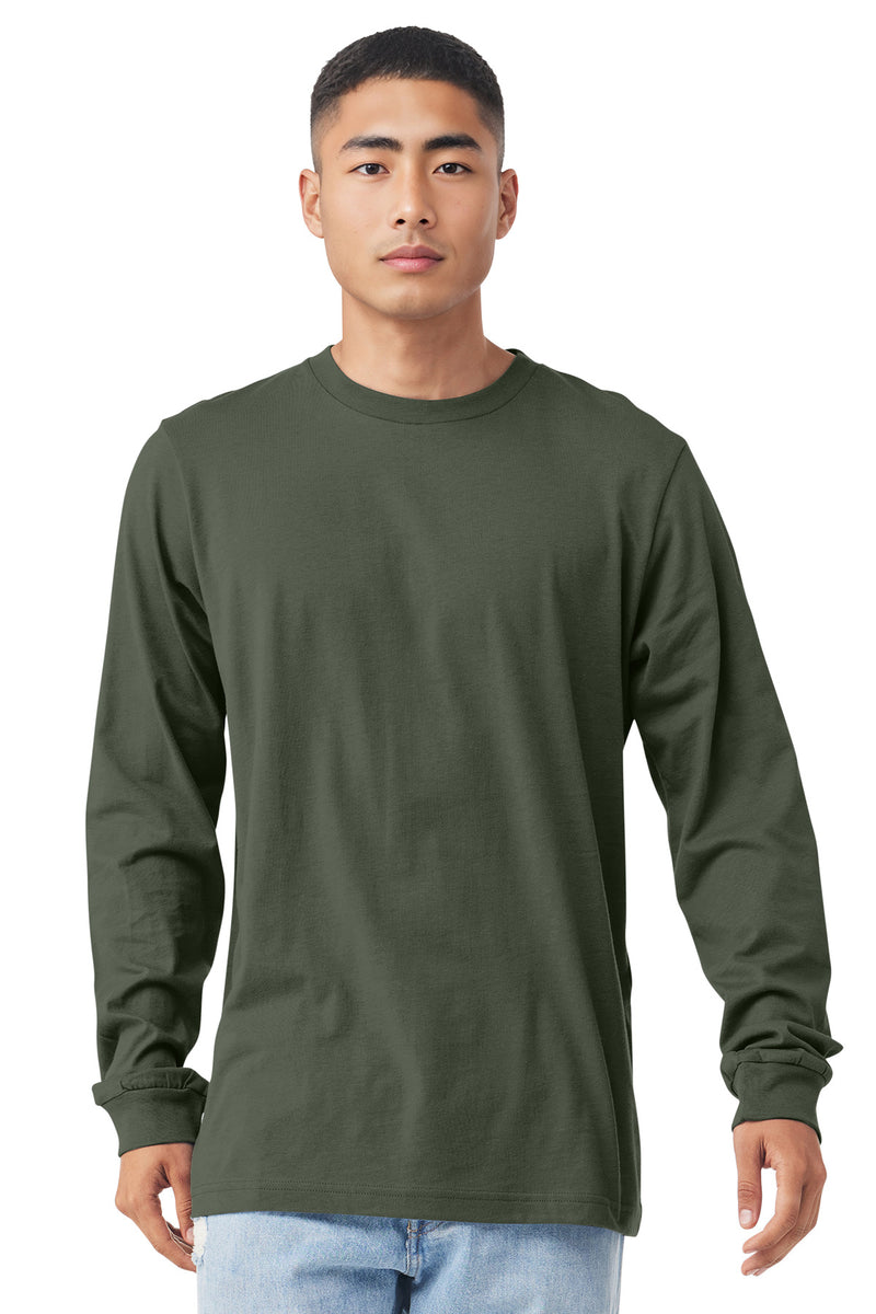BELLA+CANVAS  Unisex Jersey Long Sleeve Tee - Military Green