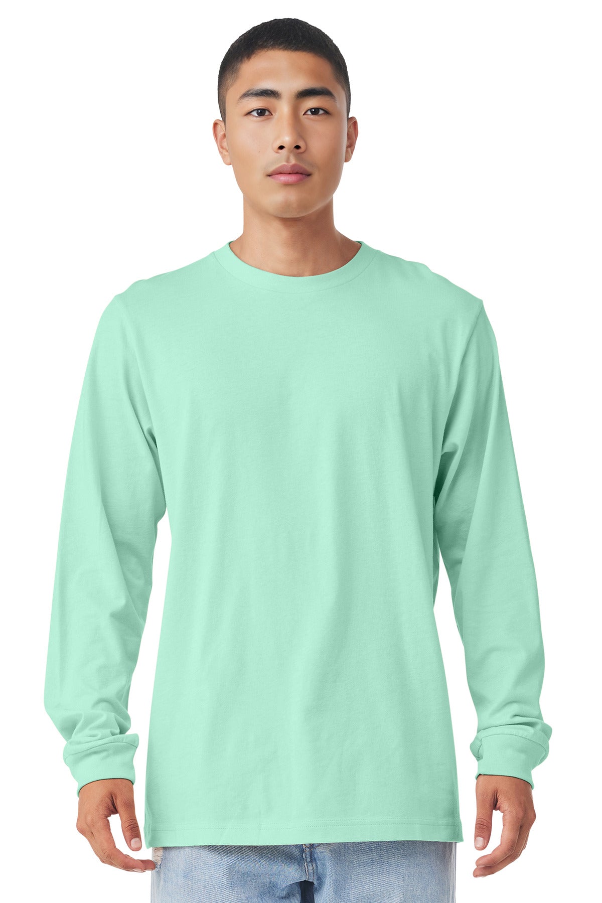 BELLA+CANVAS  Unisex Jersey Long Sleeve Tee - Mint