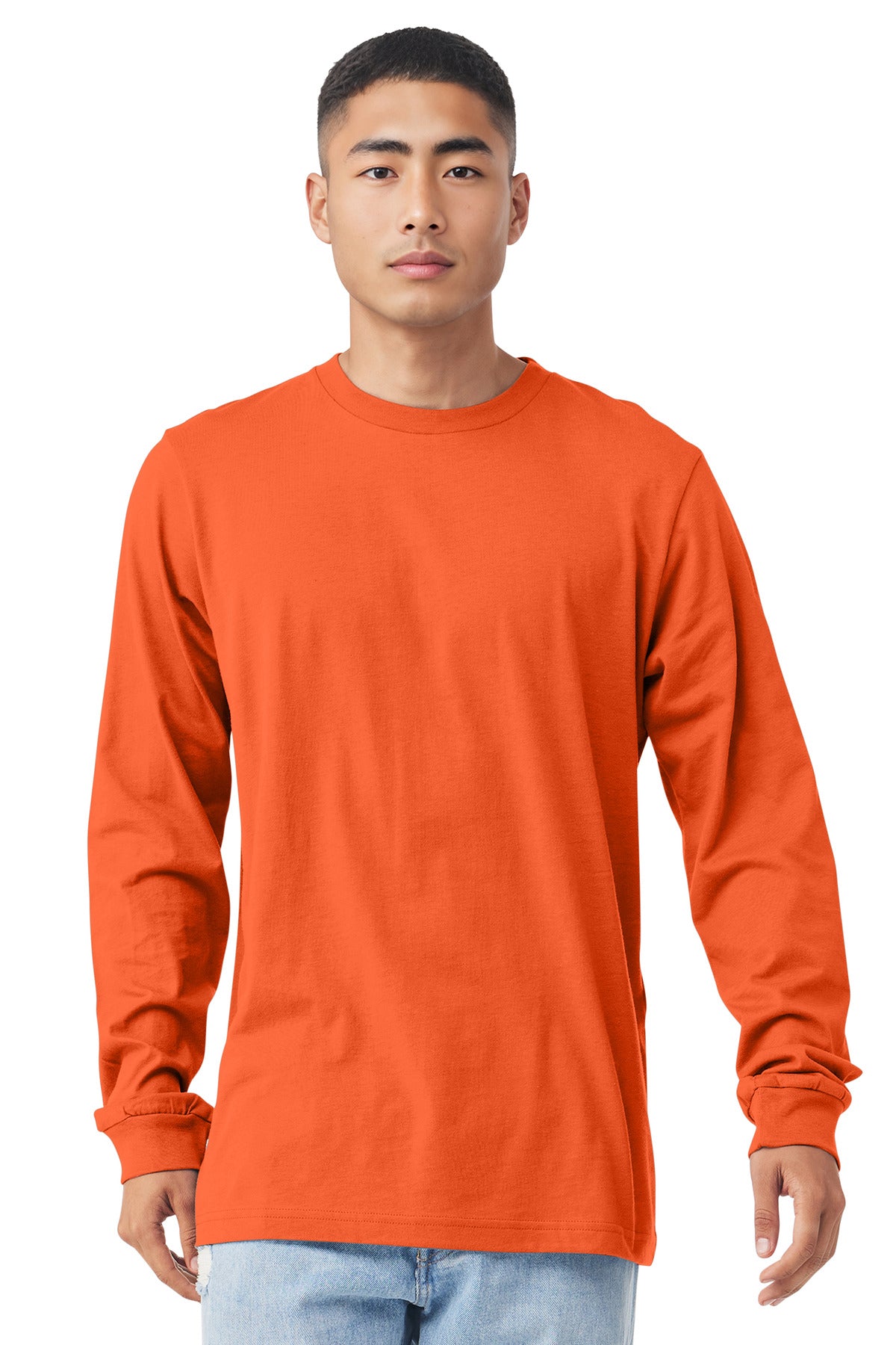 BELLA+CANVAS  Unisex Jersey Long Sleeve Tee - Orange
