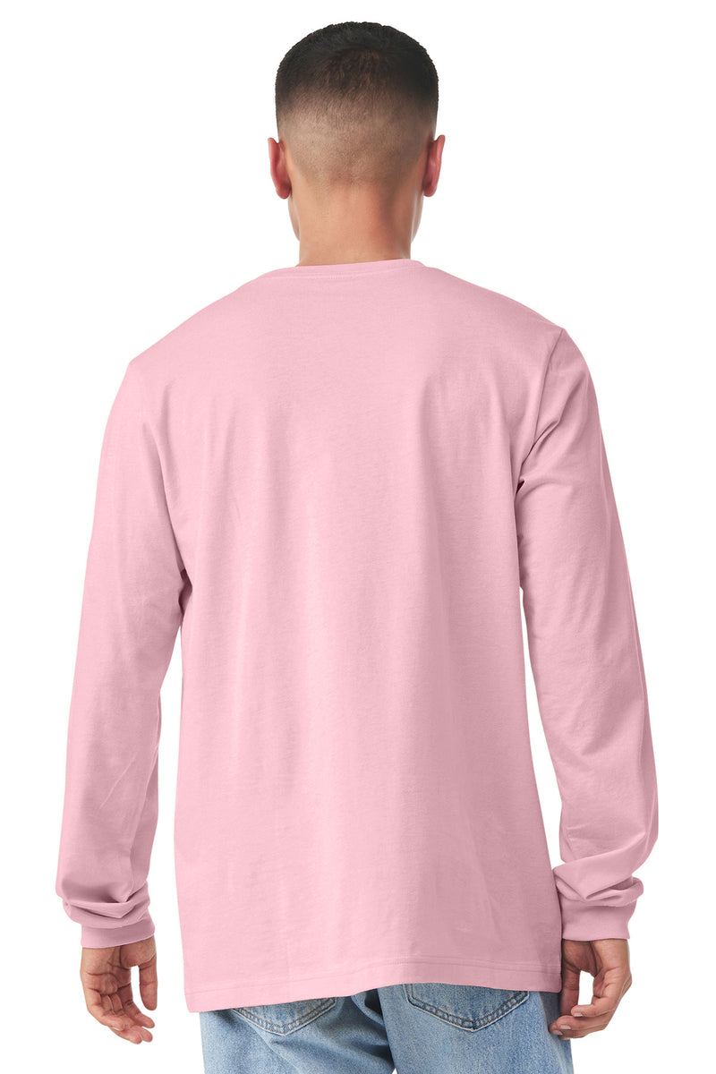BELLA+CANVAS  Unisex Jersey Long Sleeve Tee - Pink