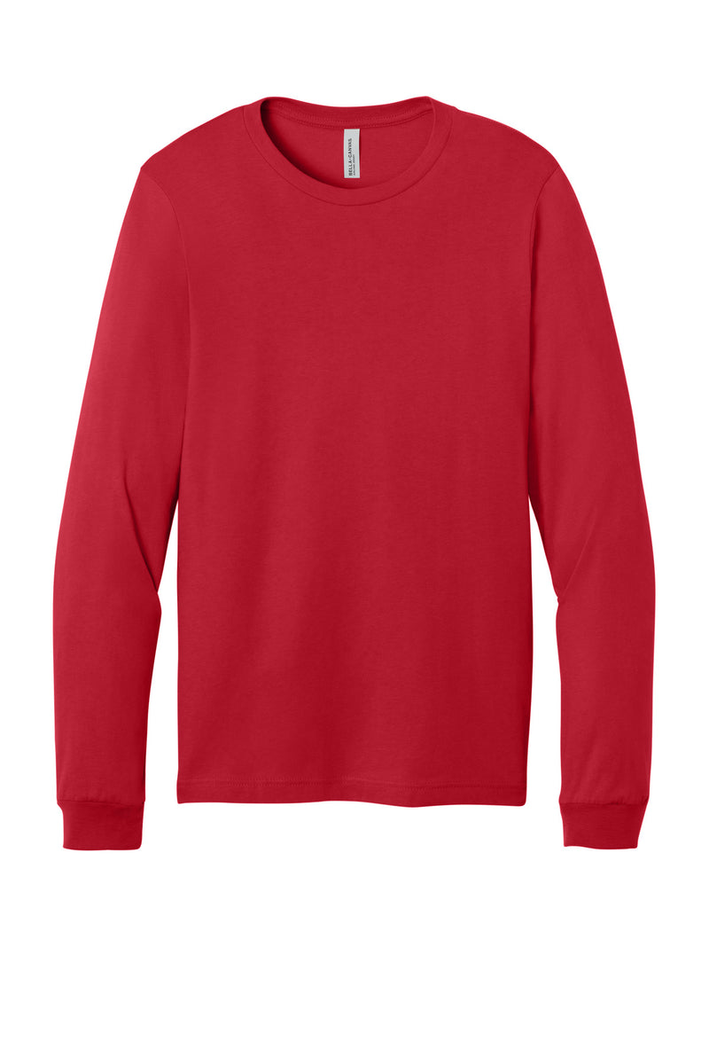 BELLA+CANVAS  Unisex Jersey Long Sleeve Tee - Red