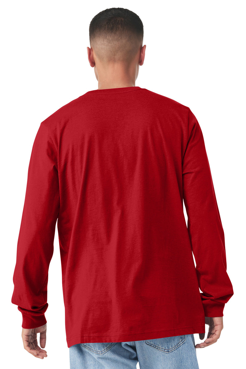 BELLA+CANVAS  Unisex Jersey Long Sleeve Tee - Red