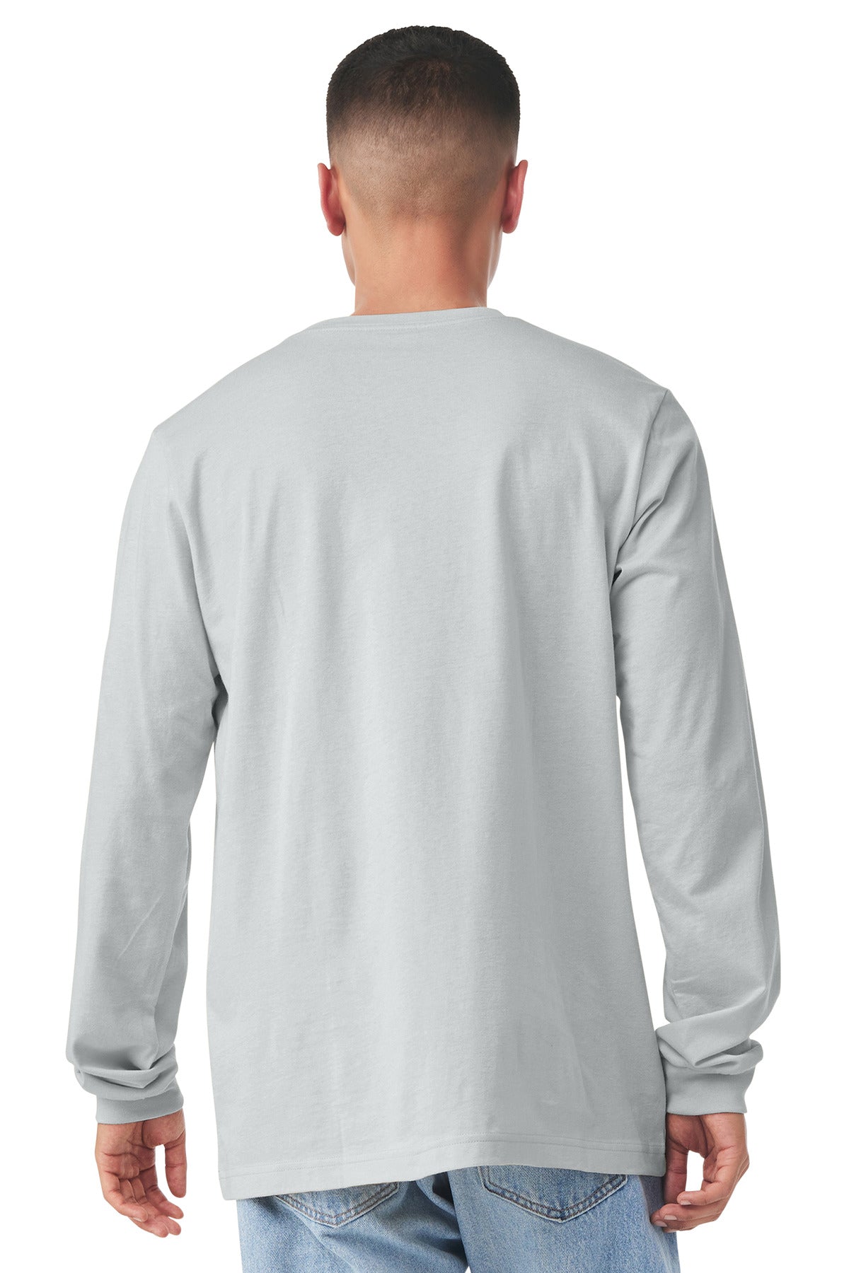 BELLA+CANVAS  Unisex Jersey Long Sleeve Tee - Silver