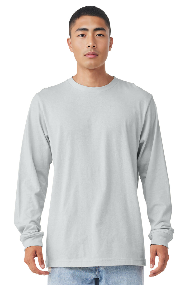 BELLA+CANVAS  Unisex Jersey Long Sleeve Tee - Silver