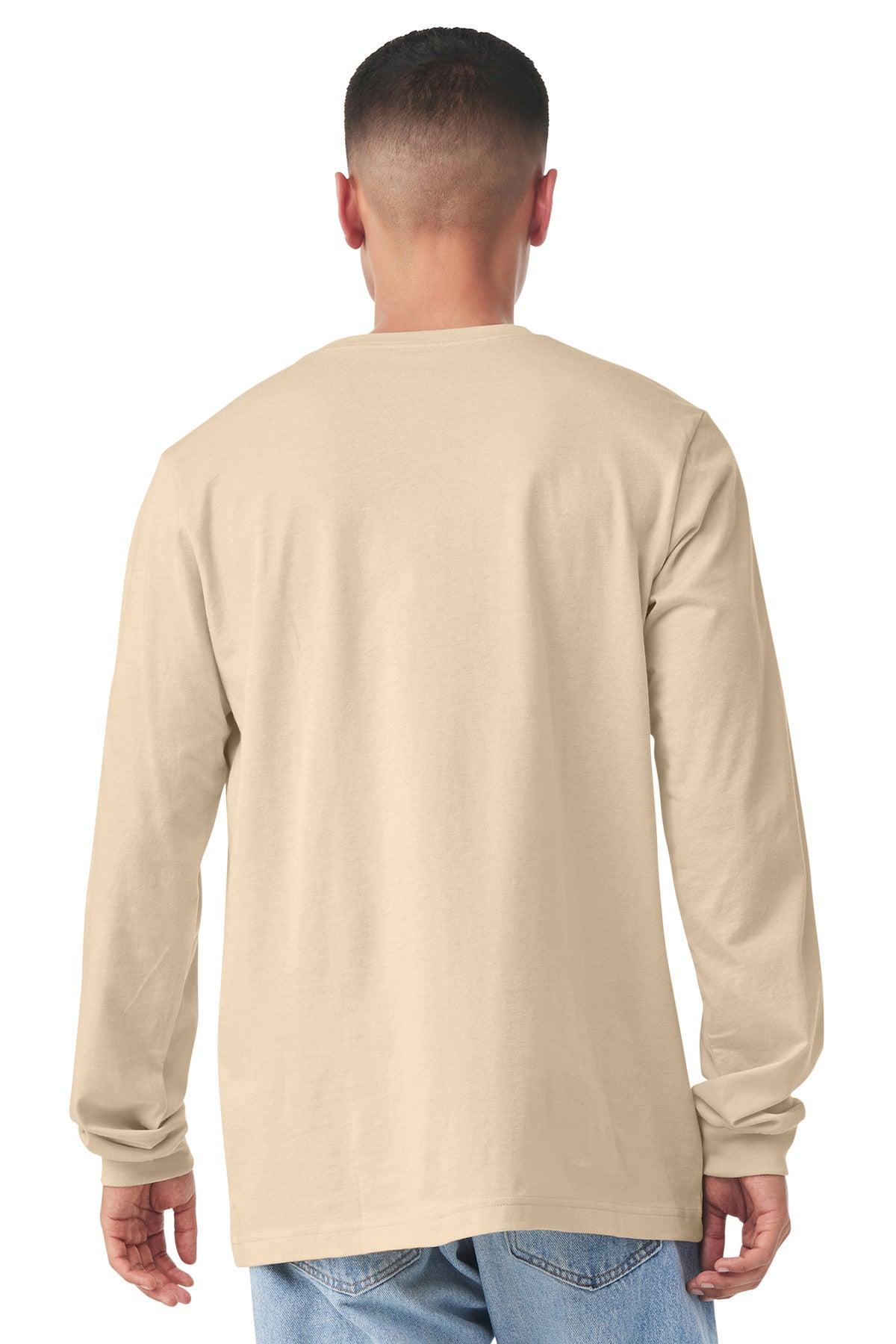 BELLA+CANVAS  Unisex Jersey Long Sleeve Tee - Soft Cream
