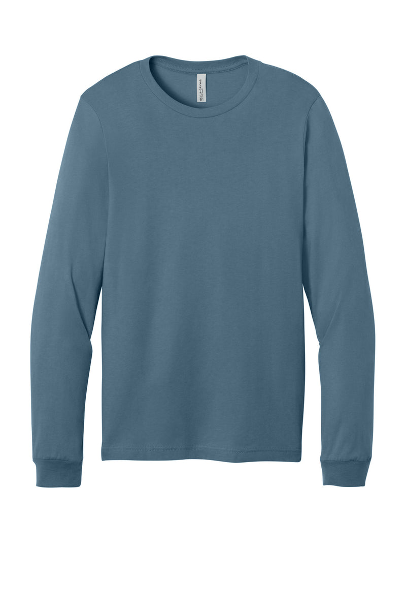 BELLA+CANVAS  Unisex Jersey Long Sleeve Tee - Steel Blue