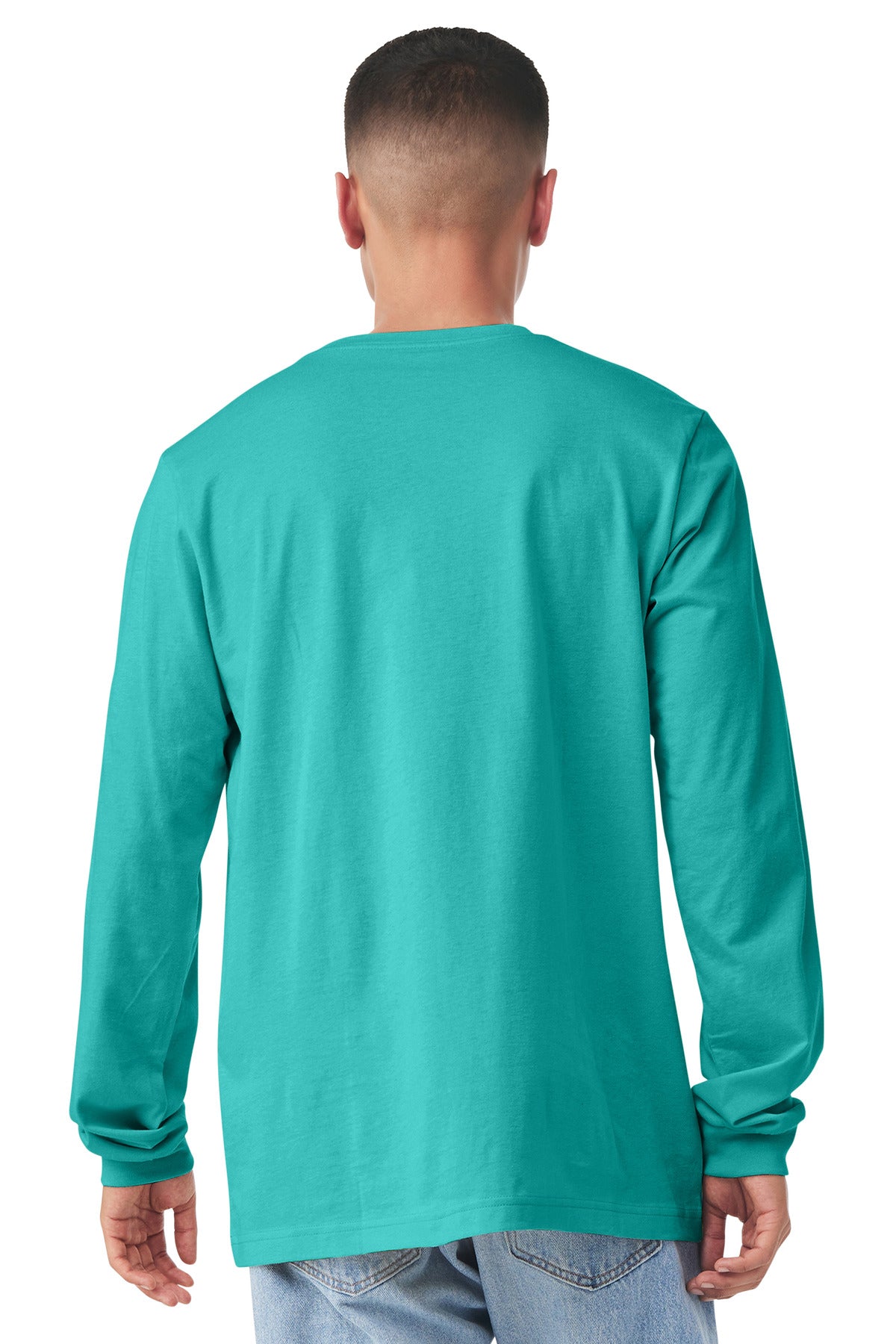 BELLA+CANVAS  Unisex Jersey Long Sleeve Tee - Teal