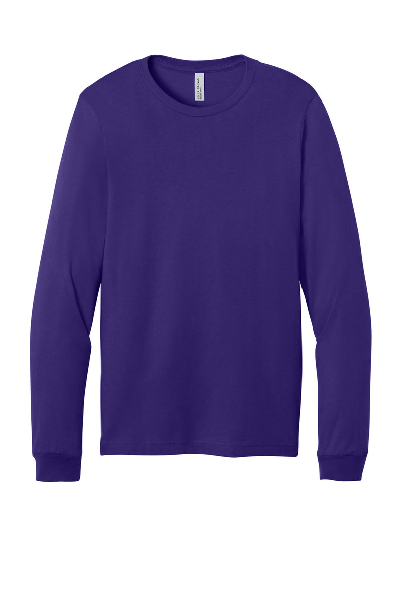 BELLA+CANVAS  Unisex Jersey Long Sleeve Tee - Team Purple