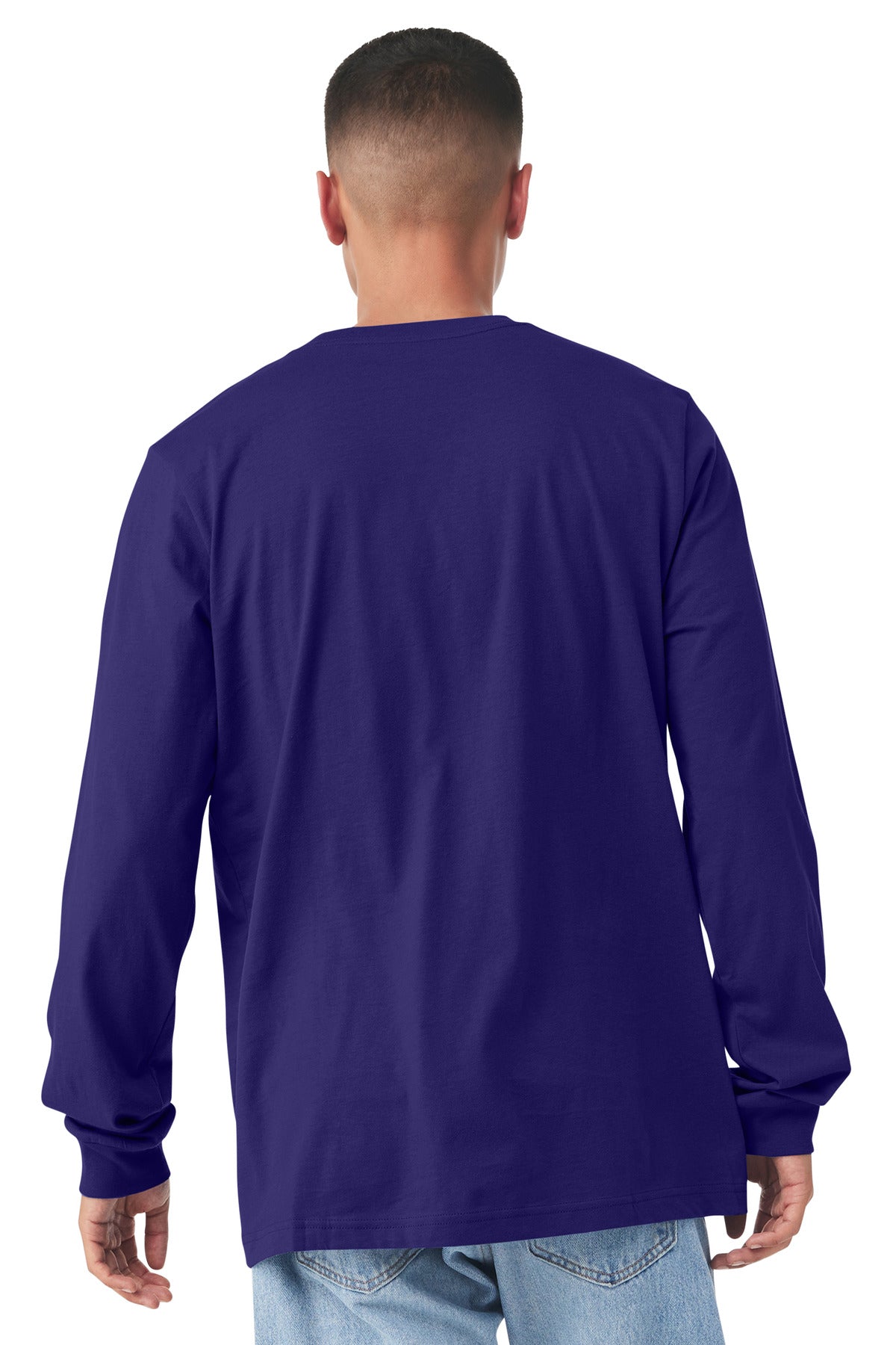 BELLA+CANVAS  Unisex Jersey Long Sleeve Tee - Team Purple