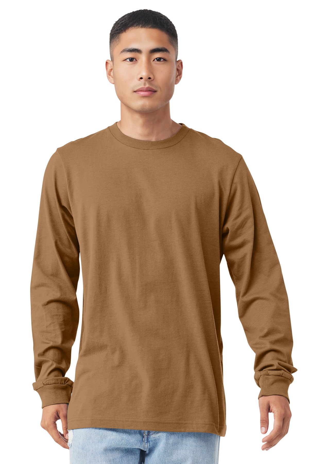 BELLA+CANVAS  Unisex Jersey Long Sleeve Tee - Toast